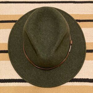 Fishing Crushable Felt Fedora, Stetson , Size Large, 7 1/8 - 7 1/4, 58-59